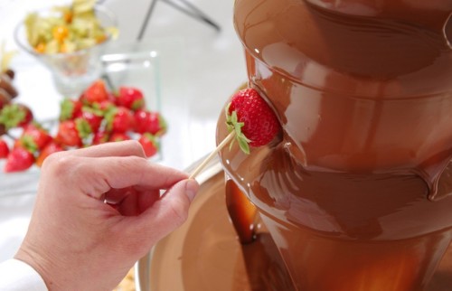 Chocoladefontein - 3 lagen (40cm)